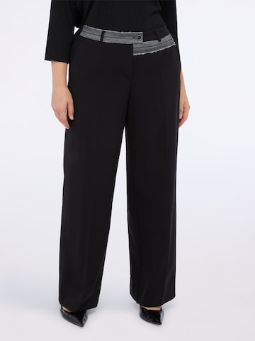 Regular Pantalon Fiorella Rubino en noir