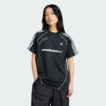 ADIDAS ORIGINALS - Camiseta en negro: frente