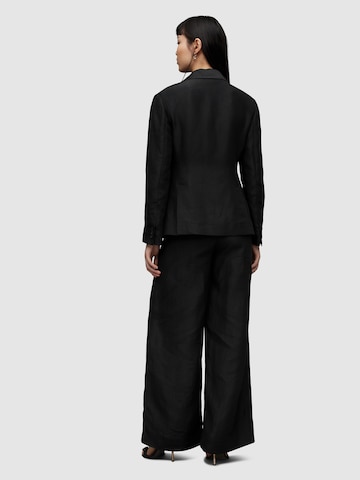 AllSaints - Regular Calças com pregas 'EVE' em preto