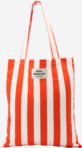 MADS NORGAARD COPENHAGEN Nákupní taška 'SACKY ATOMA' – červená: přední strana