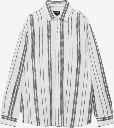 Pull&Bear Button Up Shirt in Black / White, Item view