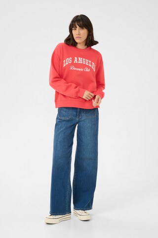 Kaffe Sweatshirt 'Hazel' in Roze