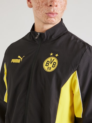 PUMA Sportsjakke 'BVB FtblArchive' i sort