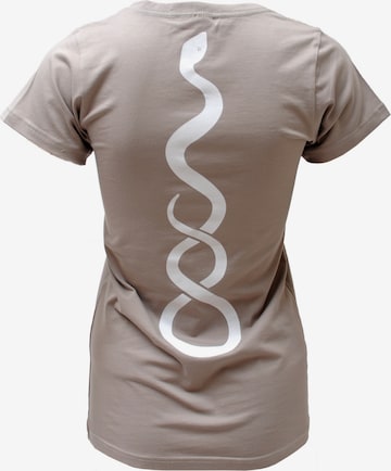 YOGISTAR.COM Performance Shirt 'Kundalini' in Grey