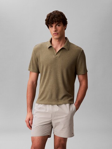 Calvin Klein Swimwear Sweater in Green: front