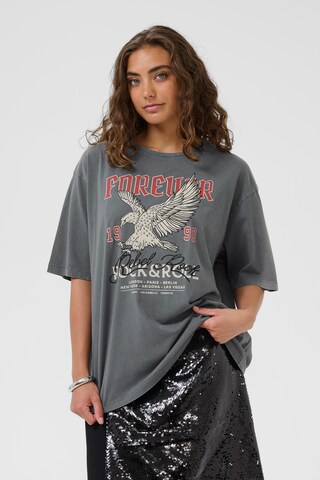 CULTURE Oversized bluse 'lomar Amora' i grå: forside