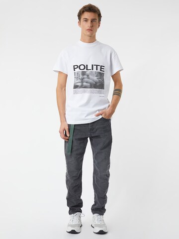 Young Poets T-Shirt 'Daylen' in Weiß