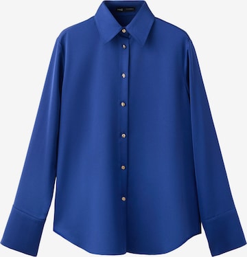 MANGO Blouse 'IDEALE' in Blue: front