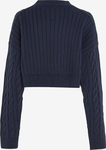Tommy Jeans Sweater 'CENTER' in Blue