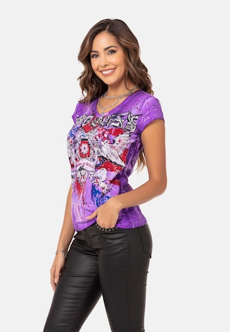 CIPO & BAXX Shirt in Purple