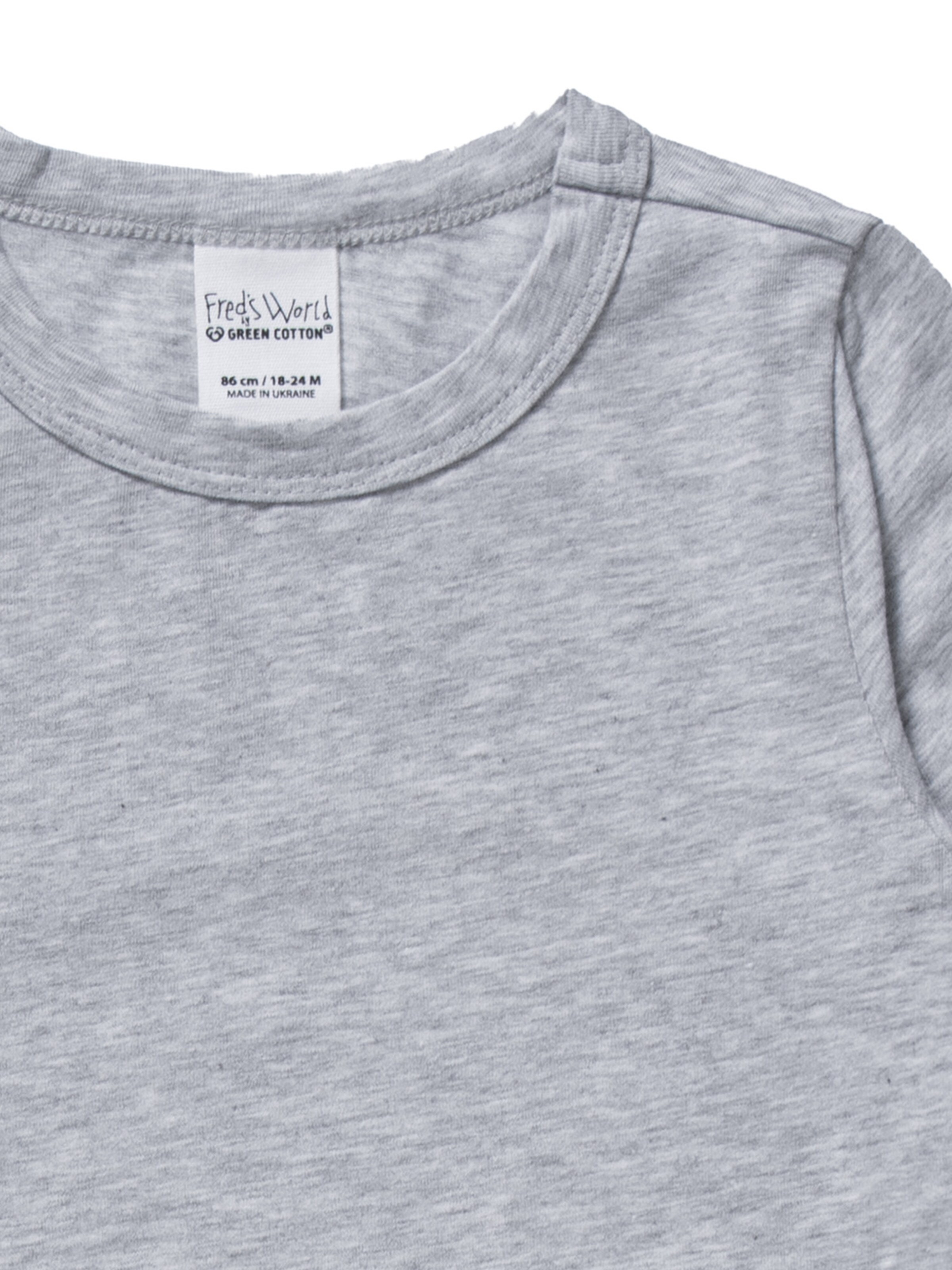 Maglietta di Fred's World by GREEN COTTON in grigio