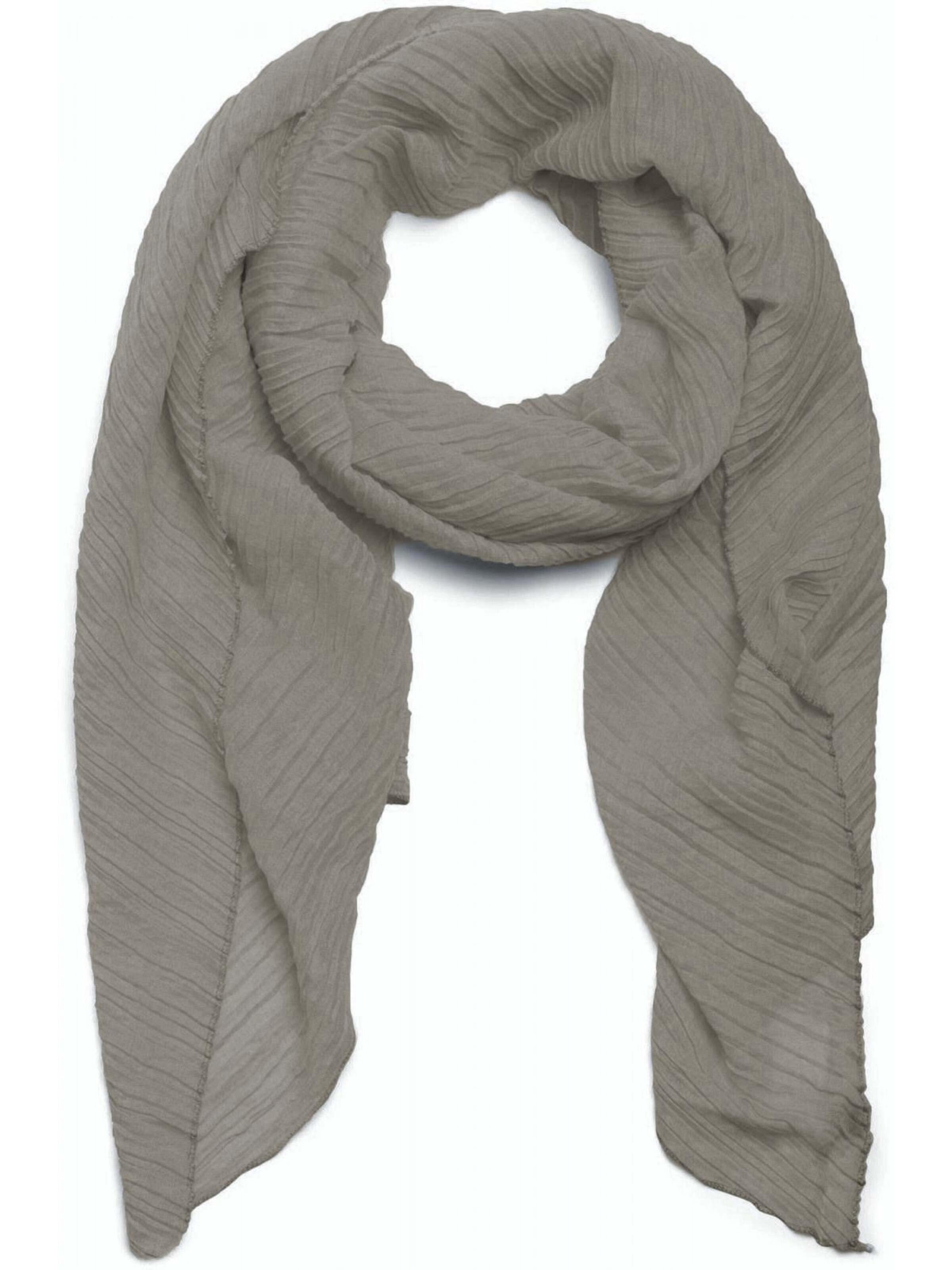 styleBREAKER Schal 'Gekreppter Unifarbener Schal'‌‌‌‌‌ in One Size in grau, Produktansicht