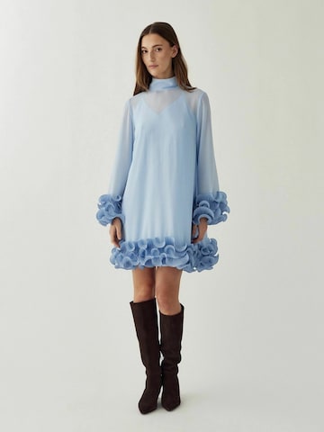 Noella Jurk ' Latania ' in Blauw: voorkant