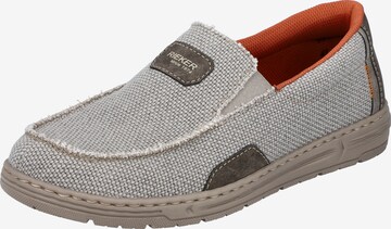 Mocassin Rieker en gris : devant