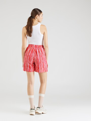 PIECES Regular Trousers 'PCKAIANA' in White