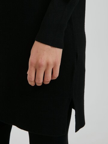 Fransa Strickkleid ' Emalva ' in Schwarz