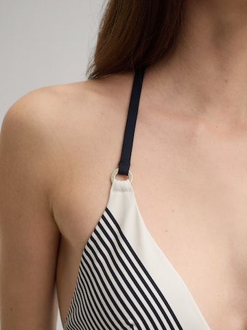 JOOP! Triangel Bikinitop in Blau