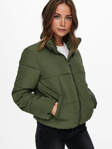 JDY Winter Jacket 'JDYNEWERICA' in Green