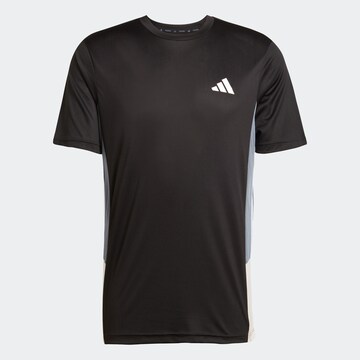 ADIDAS PERFORMANCE Funktionsshirt 'ESS' in Schwarz: Vorderseite