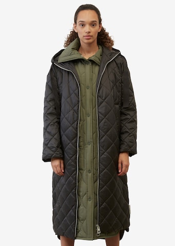 Marc O'Polo Between-Seasons Coat in Black: front