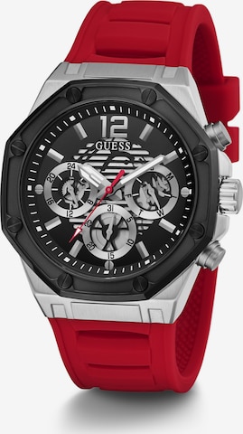 GUESS Uhr 'MOMENTUM' in Rot: Vorderseite