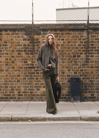 MANGO Strickjacke 'Salty' in Braun