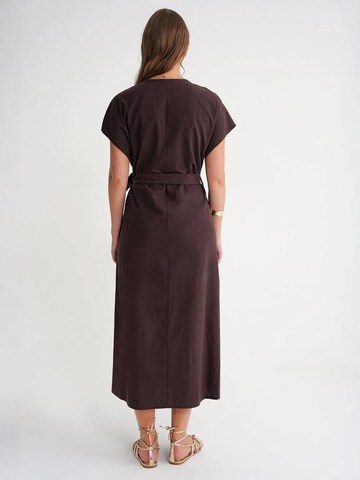 MixRay Kleid in Braun