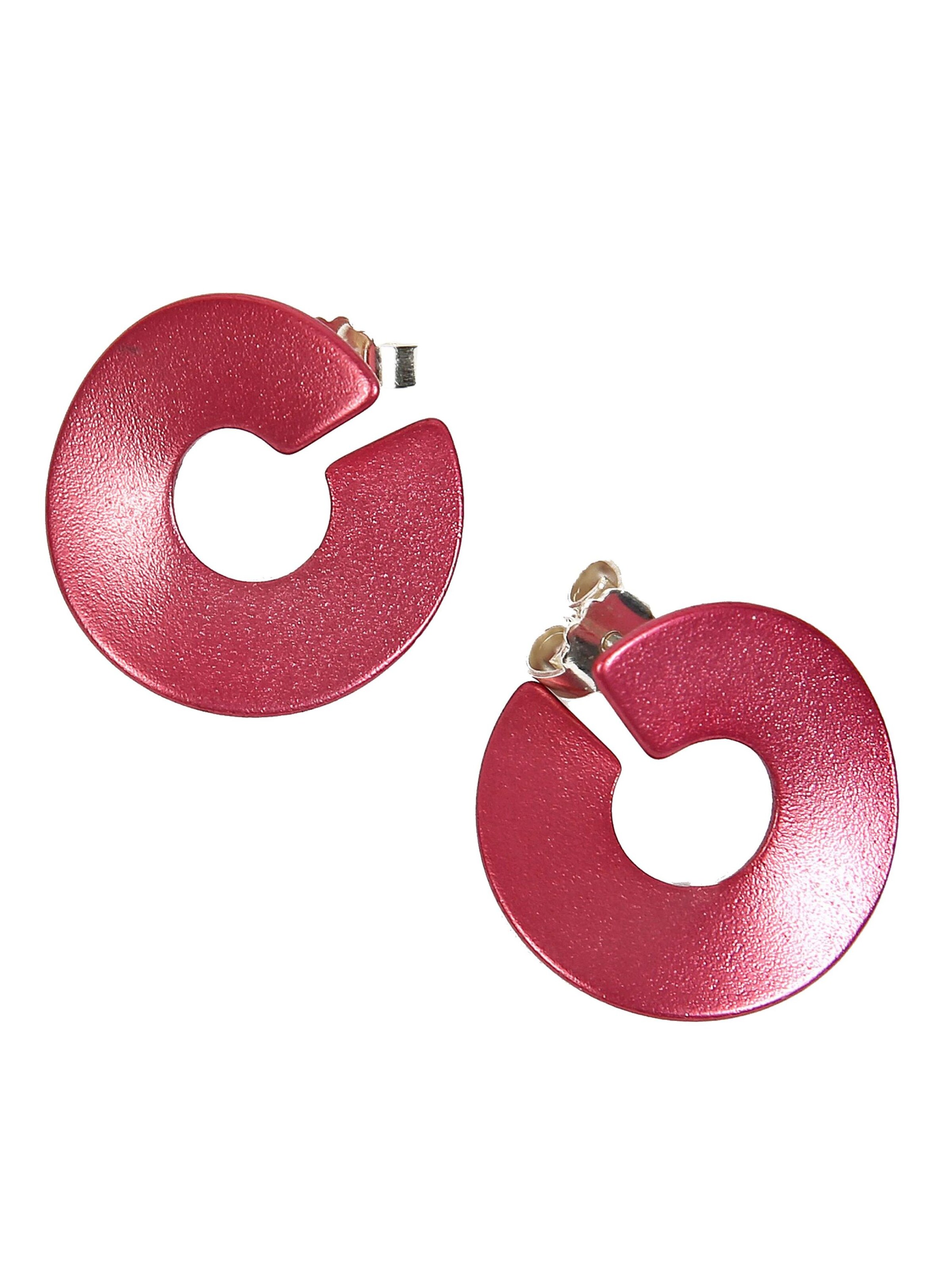 DeMarie Earrings in Pink: front