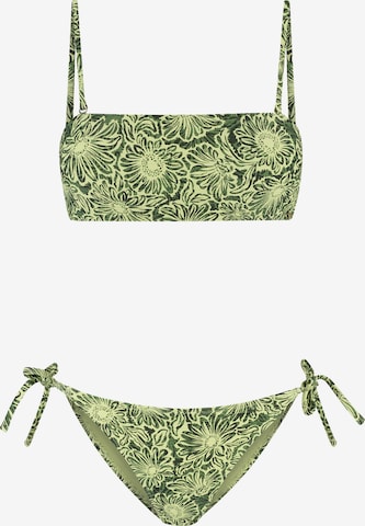 ShiwiBandeau Bikini 'Lola' - zelena boja: prednji dio