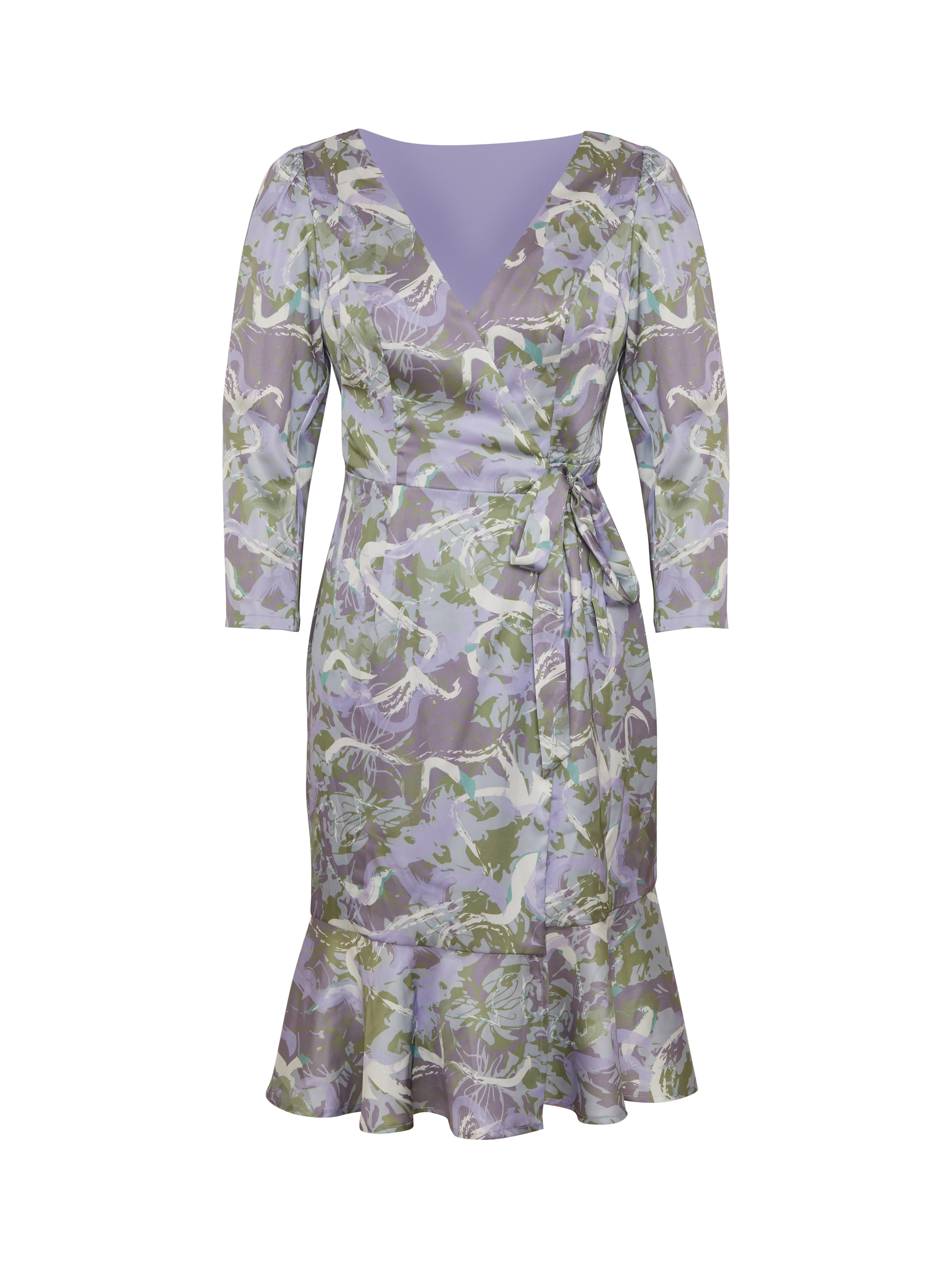 Chi Chi London Dress in Grey: front