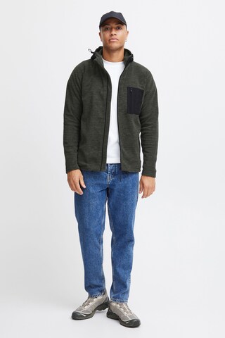 INDICODE JEANS Fleece jas 'Wilmot' in Groen