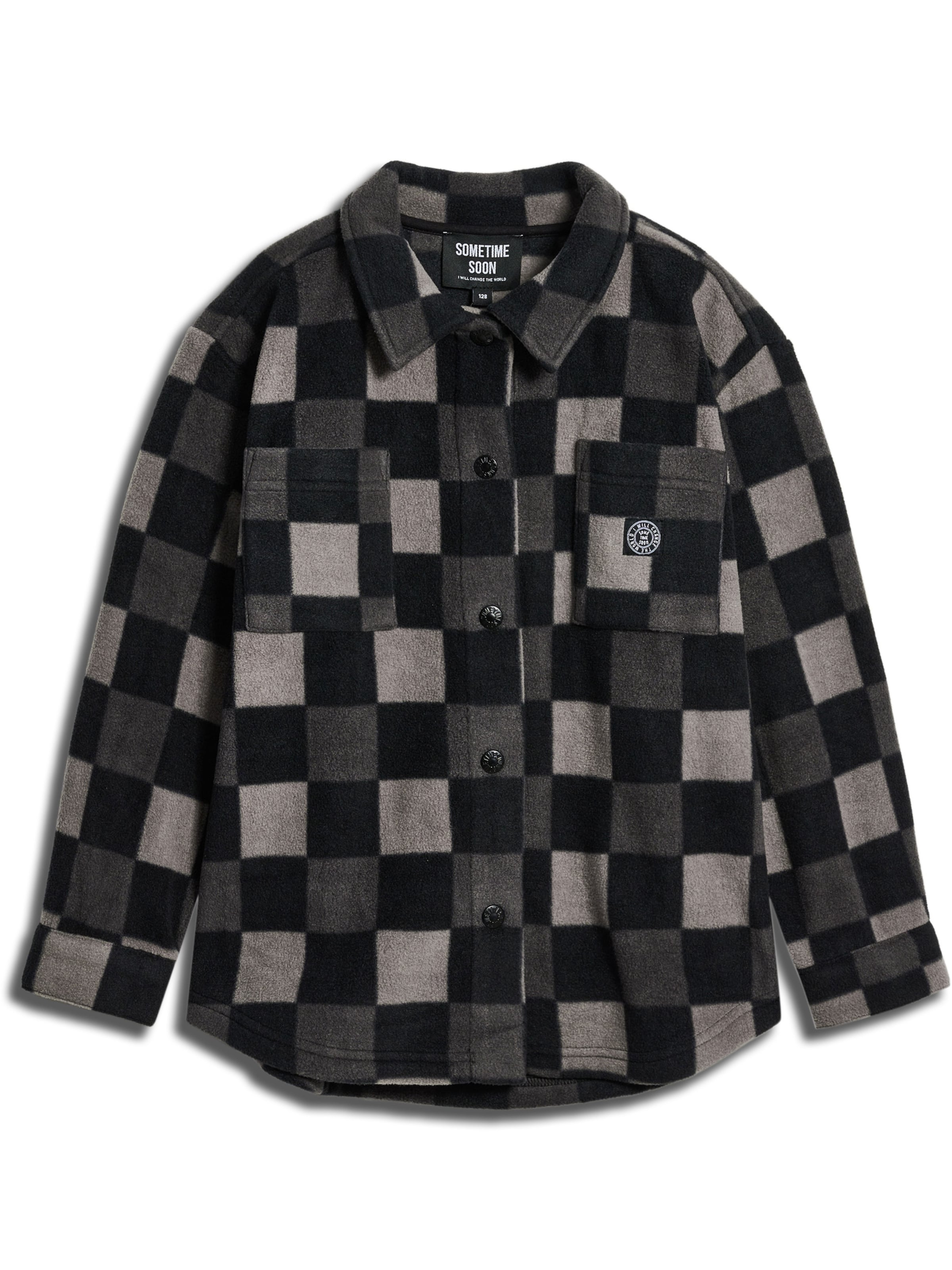 SOMETIME SOON Jacke in Schwarz: Vorderseite