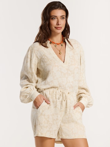 Shiwi Blus 'Imilia' i beige