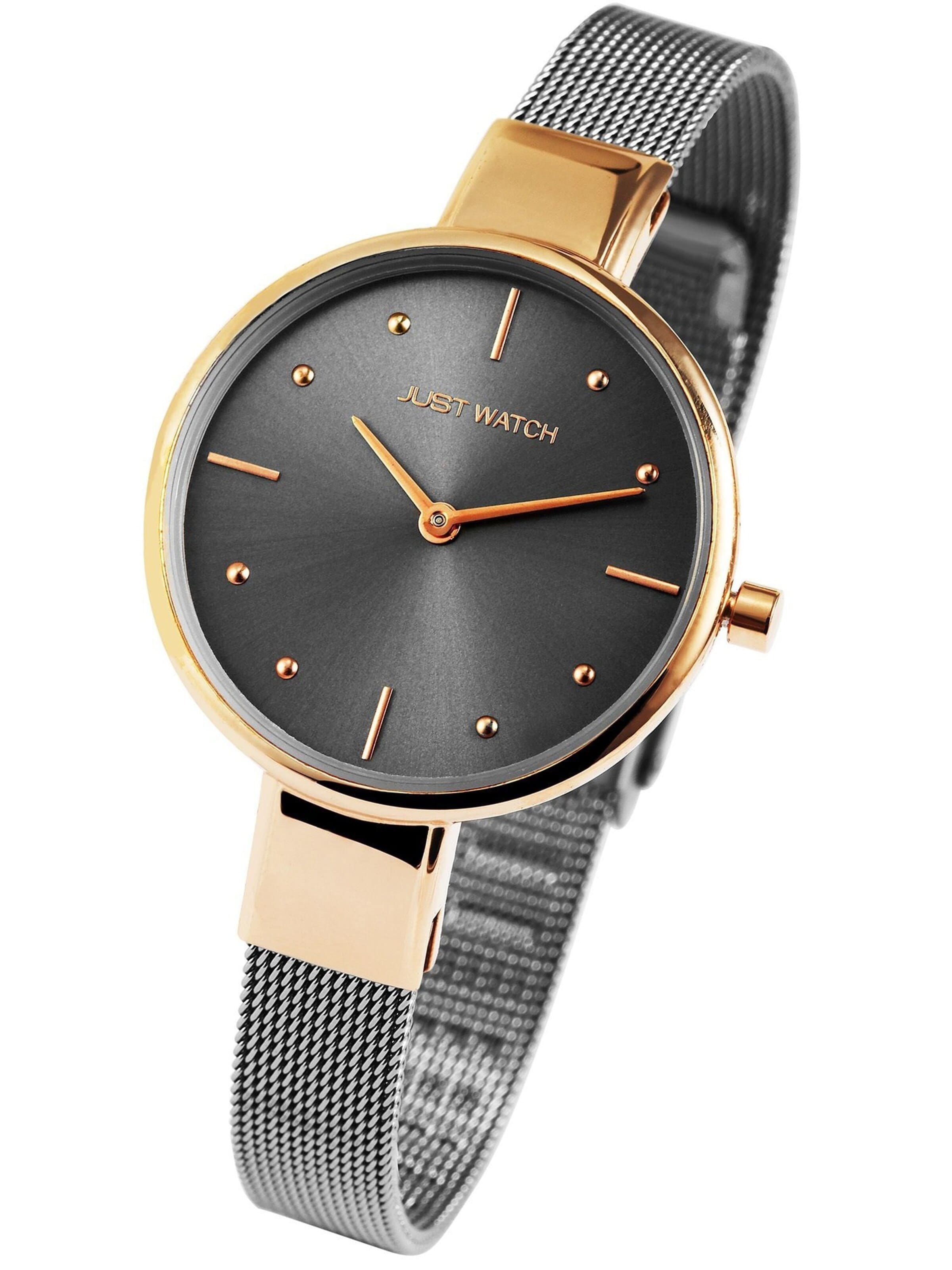 Just Watch Analog Watch 'Aria, 3 ATM' in Grey: front