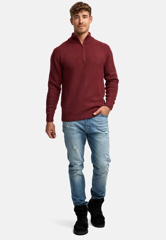 INDICODE JEANS Trui 'Lokant' in Rood