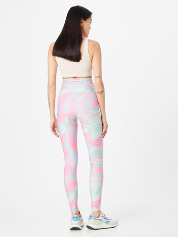 Skinny Pantalon de sport 'Workout Ready' Reebok en mélange de couleurs