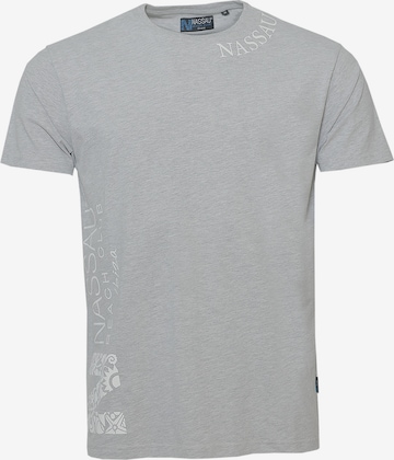NASSAU Beach Club Shirt ' NB231042 ' in Grey: front