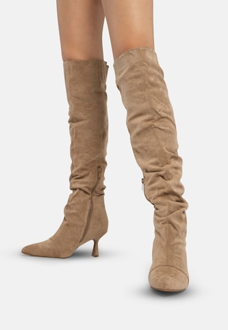 Cuissardes Salinyang en beige : devant