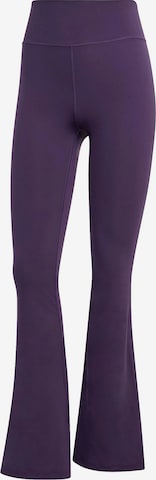 purpurinė ADIDAS PERFORMANCE Kliošinis Sportinės kelnės 'All Me Ess': priekis