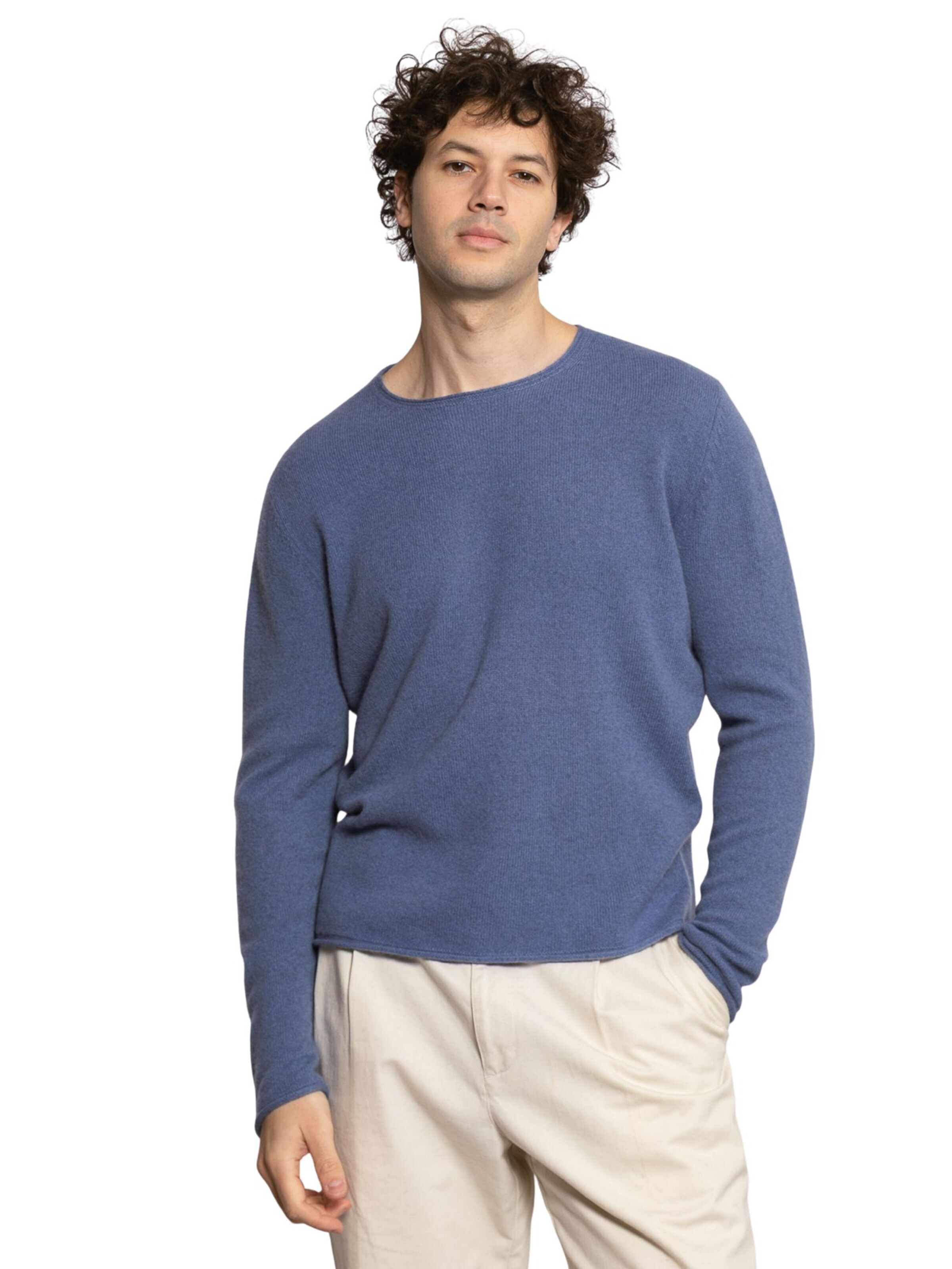 Pull-over 'Wool' LDB en bleu : devant