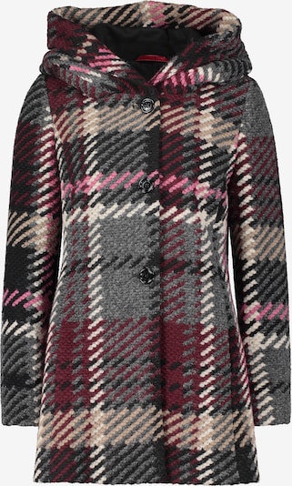 Amber & June Prechodný kabát - béžová / ružová / bordová / čierna, Produkt