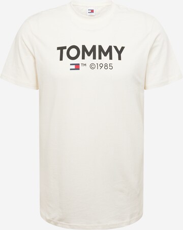 Tommy Jeans T-Shirt 'ESSENTIAL' in Weiß: predná strana