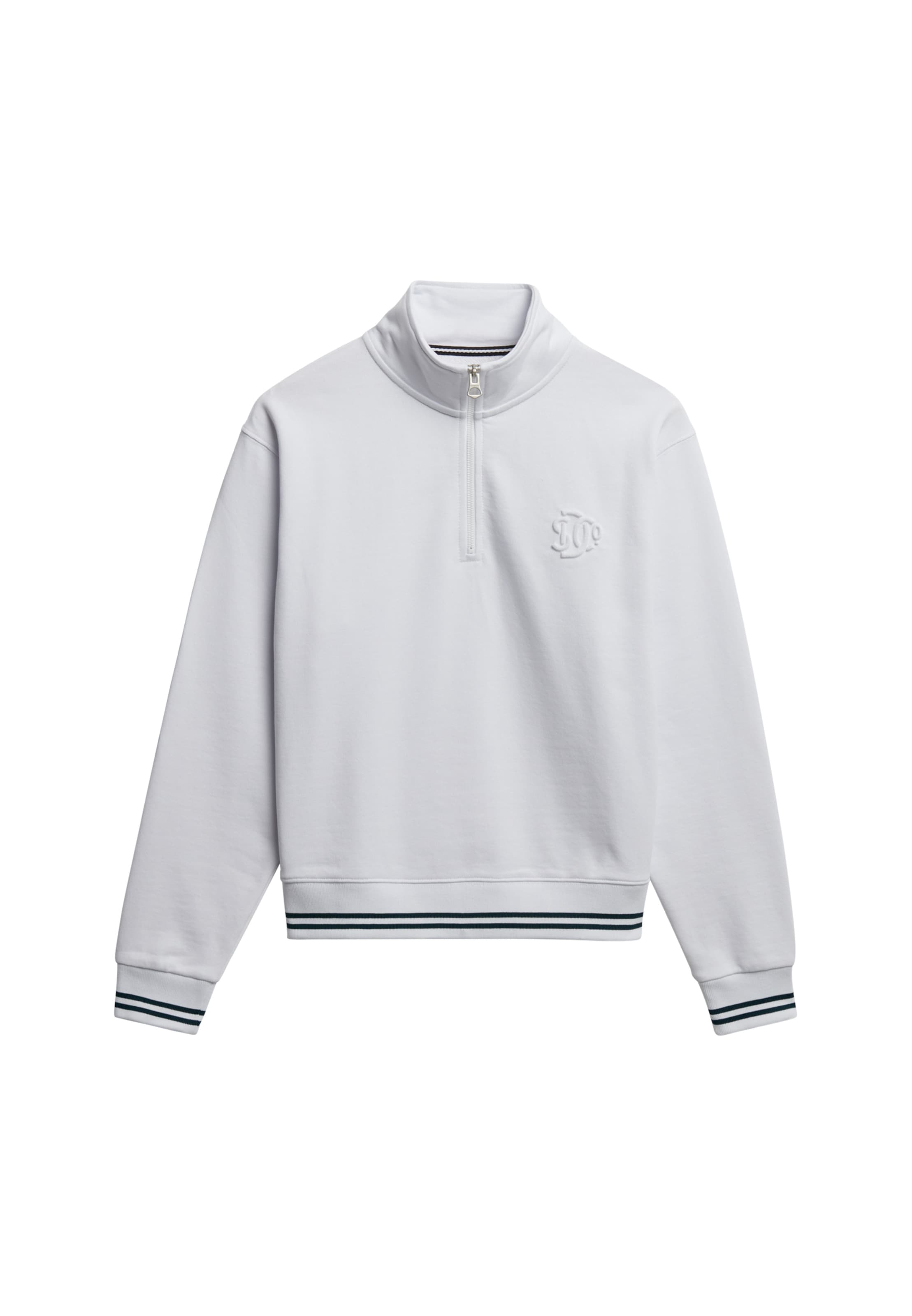 Sweat-shirt 'Country Club' Superdry & Co en blanc : devant