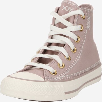 Baskets hautes 'Chuck Taylor All Star' CONVERSE en beige : devant