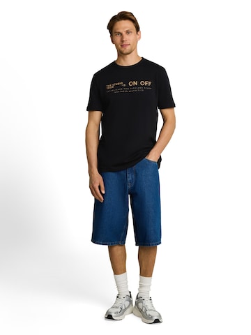 TOM TAILOR DENIM - Camiseta en negro