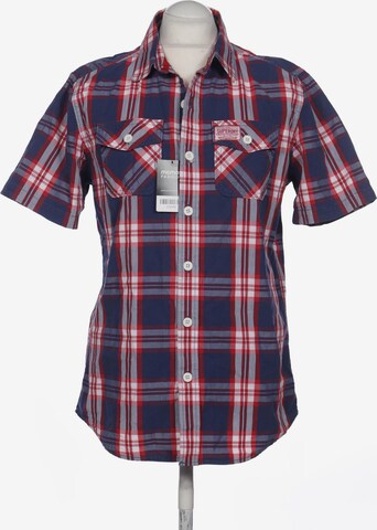 Superdry Button Up Shirt in XL in Blue: front
