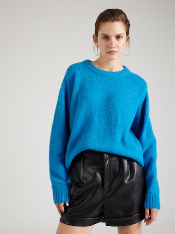 Pull-over Warehouse en bleu : devant