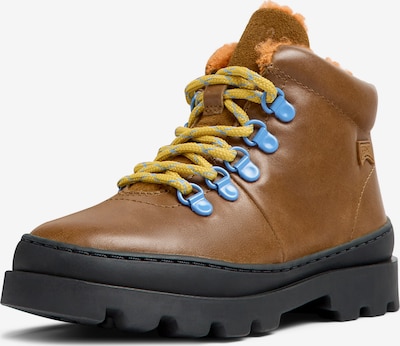 CAMPER Laarzen ' Brutus ' in de kleur Lichtblauw / Bruin / Neongeel, Productweergave