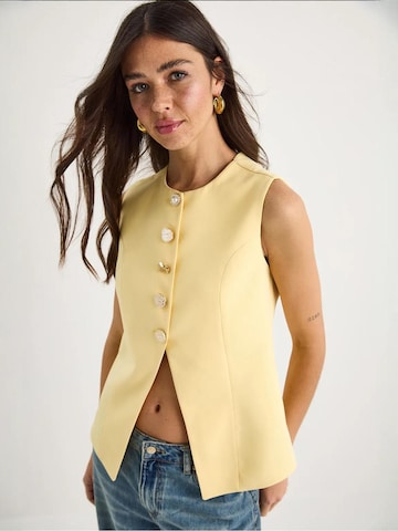 Bianco Lucci Bodywarmer in Geel