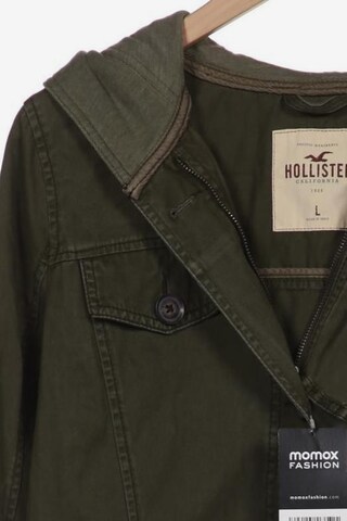 HOLLISTER Jacket & Coat in L in Green